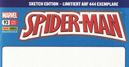 Spider-Man Nr. 93 Blank Variant