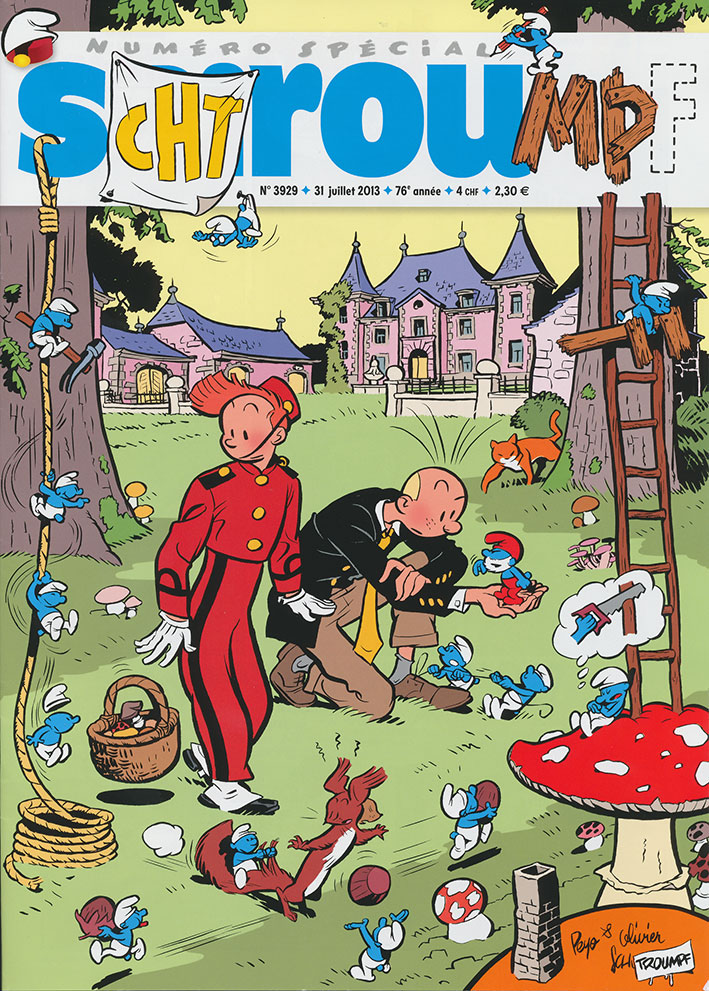 Das tolle Cover von Spirou 3929