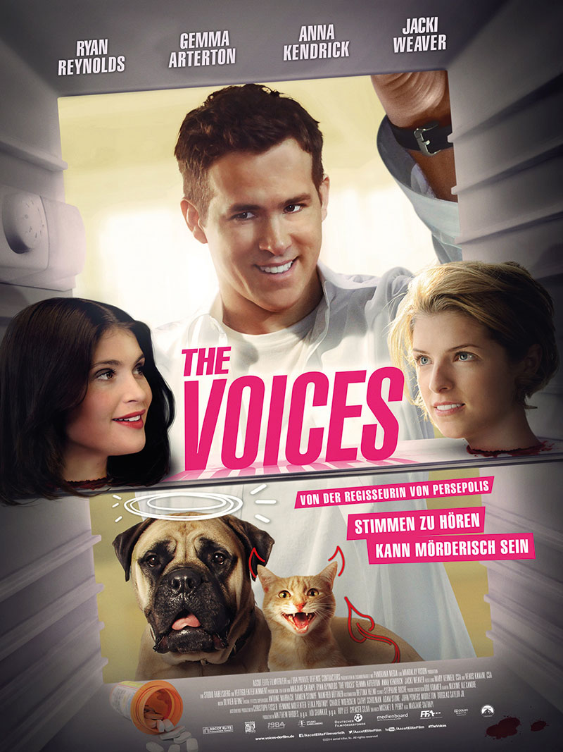 The Voices - Deutsches Filmplakat