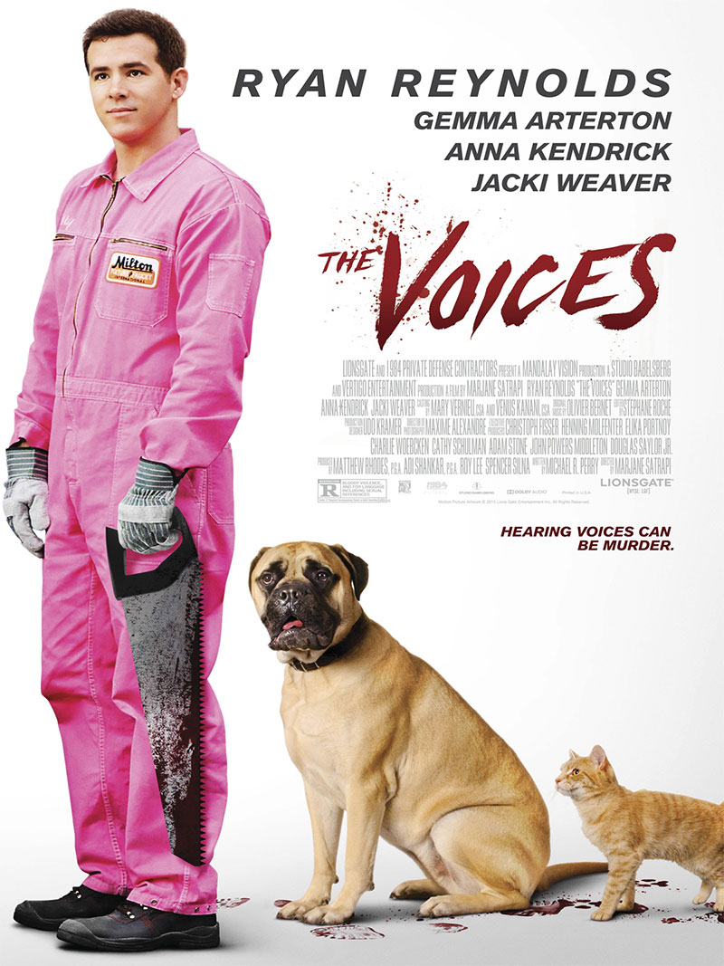 The Voices - US-Filmplakat