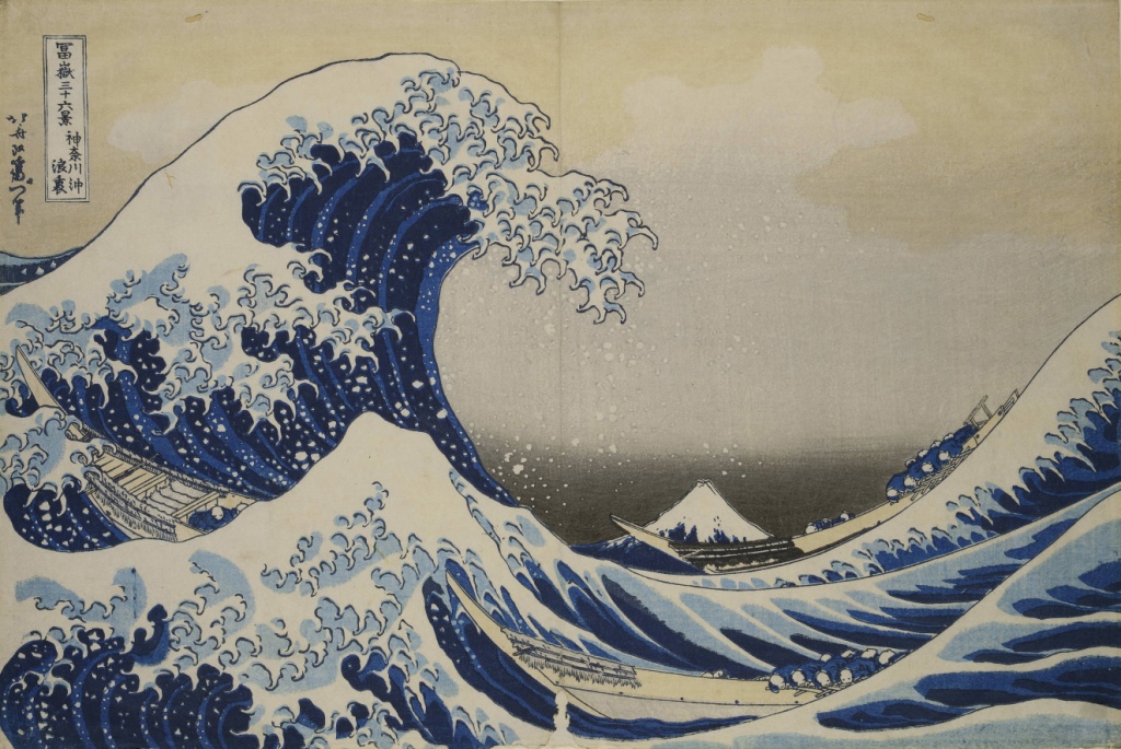 MKG Hokusai x Manga grosse Welle von Kanagawa