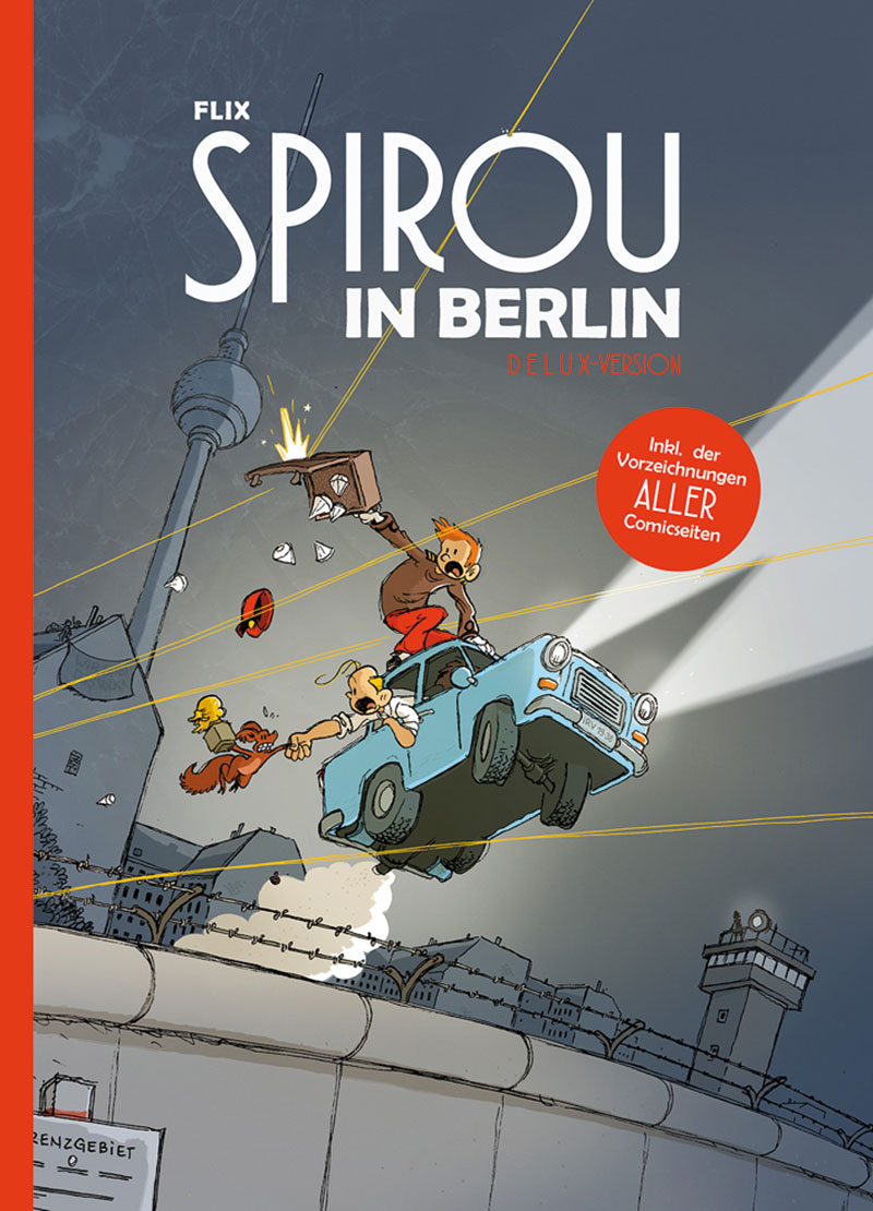 Das Cover der Vorzugsausgabe von Spirou in Berlin