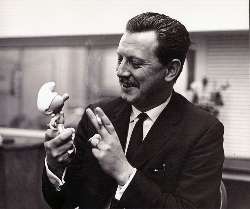 Pierre Culliford alias Peyo, um 1960