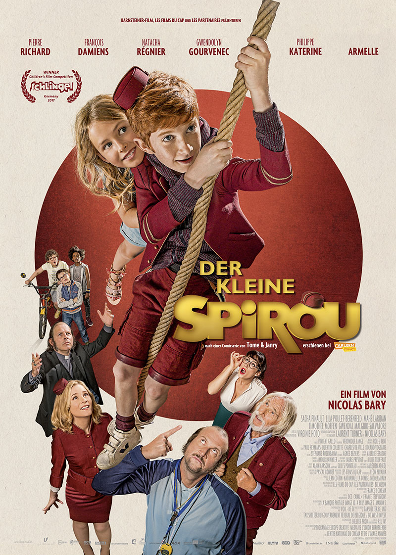 Plakat zu »Der kleine Spirou«. (c) Les Films de Cap - Les Partenaires – Belvision