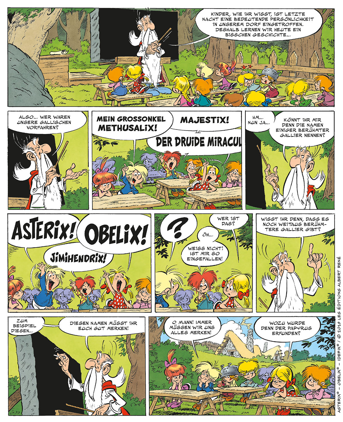 Ankuendigungsseite zu Asterix Band 38