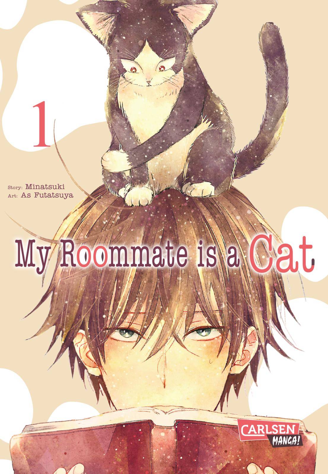 Das Titelbild des ersten Bands von My Roommate is a Cat