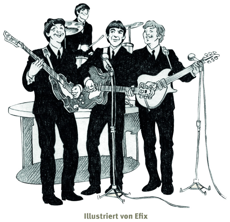 Die Beatles in der Version von Efix ...