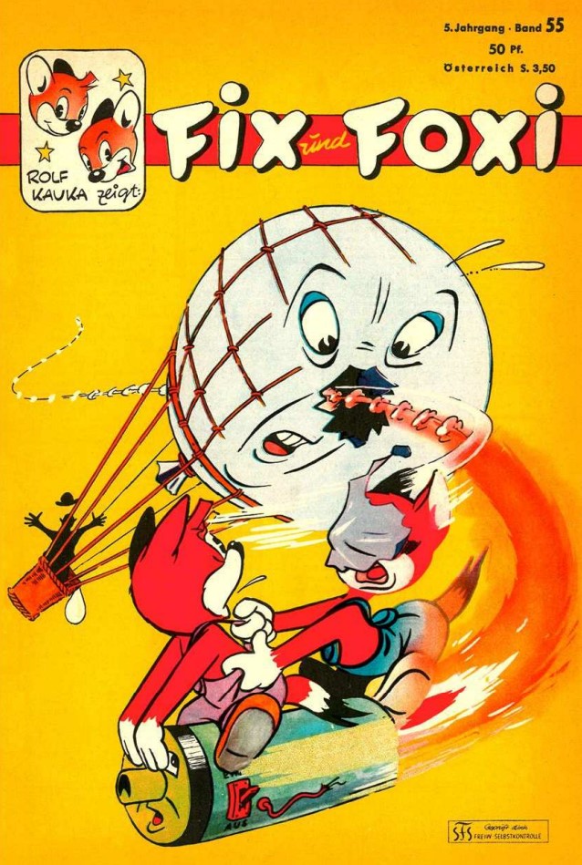 Titelbild von Fix und Foxi Heft 55 (1956)
