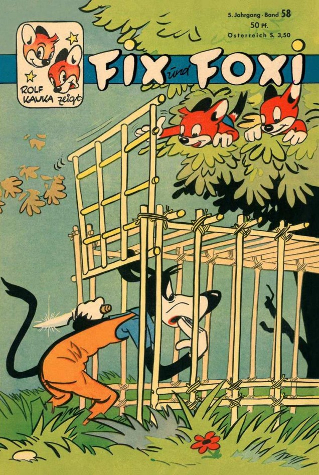 Titelbild von Fix und Foxi Heft 58 (1956)