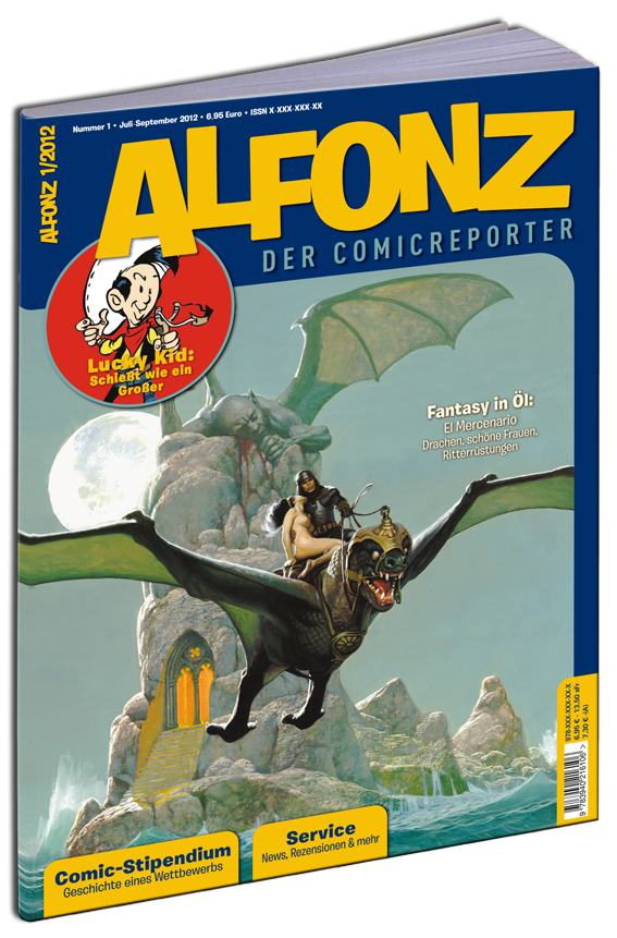 Alfonz - Der Comicreporter Nr. 1 (vorläufiges Titelbild)