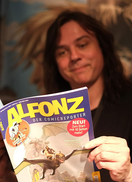 David Boller liest ALFONZ! Foto © 2012 Bernhard Erdmann