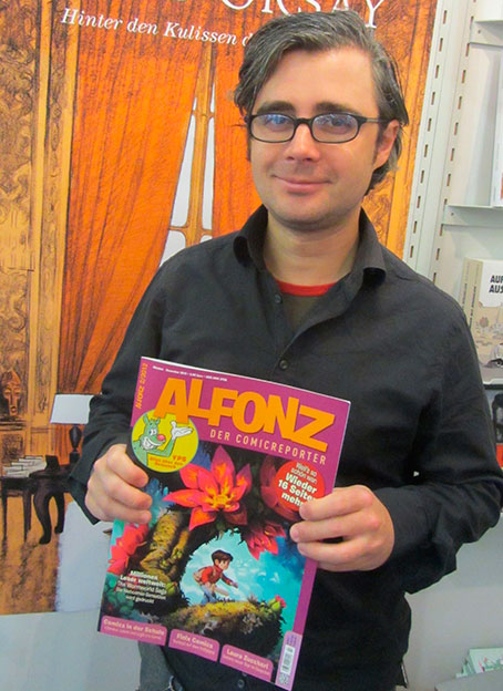 Filip Kolek liest ALFONZ! Foto © 2012 Edition Alfons