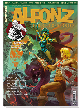 Das Titelbild von Alfonz 1/2026