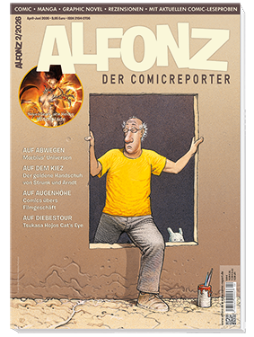 Das Titelbild von Alfonz 2/2026