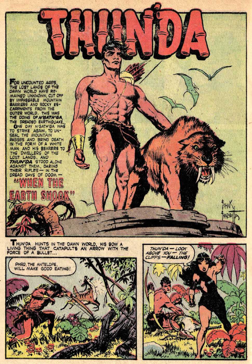 Thun'da: Das Original von Franz Frazetta
