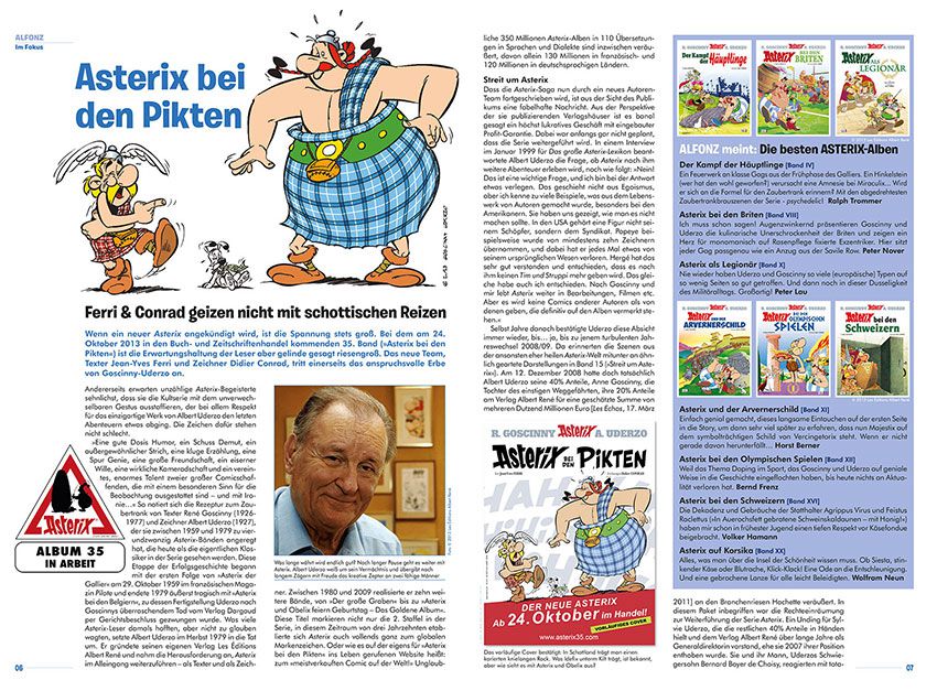 ALFONZ Nr. 4/13 Doppelseite